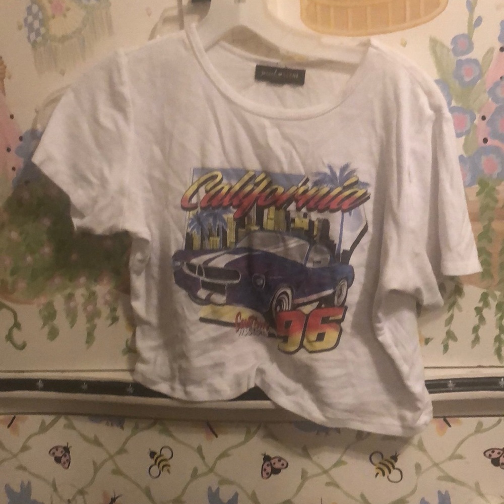 social scene car crop top